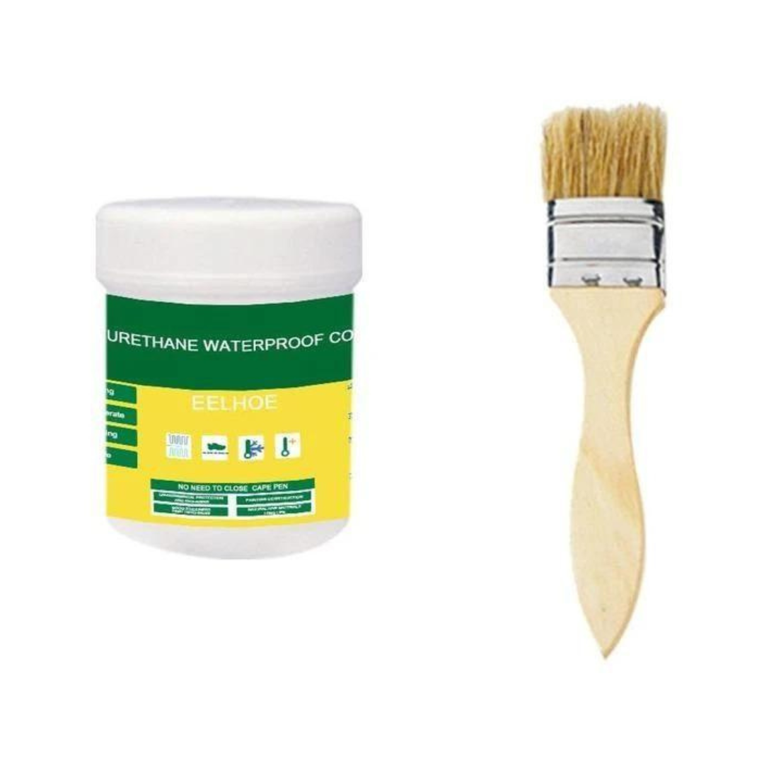 Polyurethane waterproof glue sealing pipe leak with strong transparent adhesive