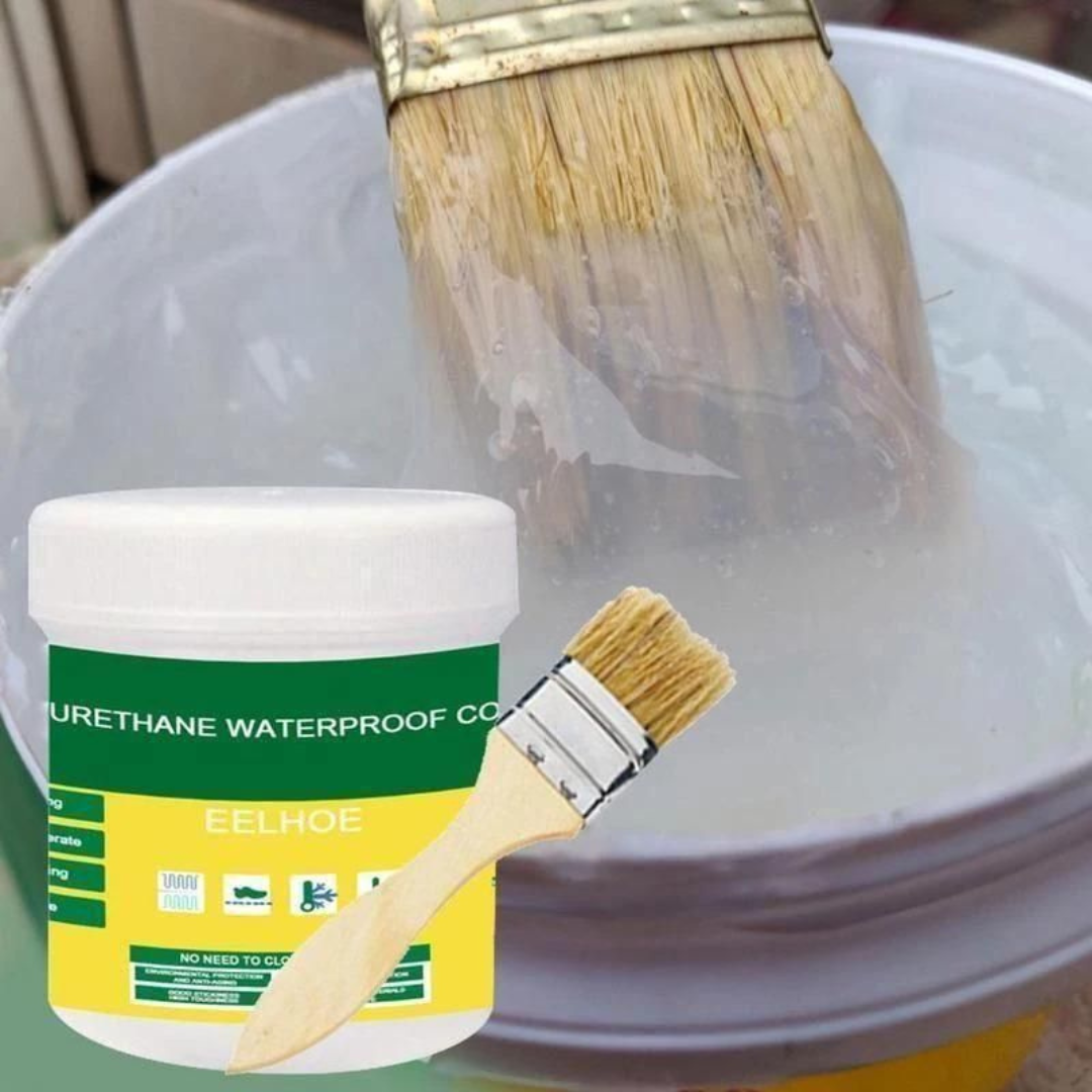 Polyurethane waterproof glue sealing pipe leak with strong transparent adhesive