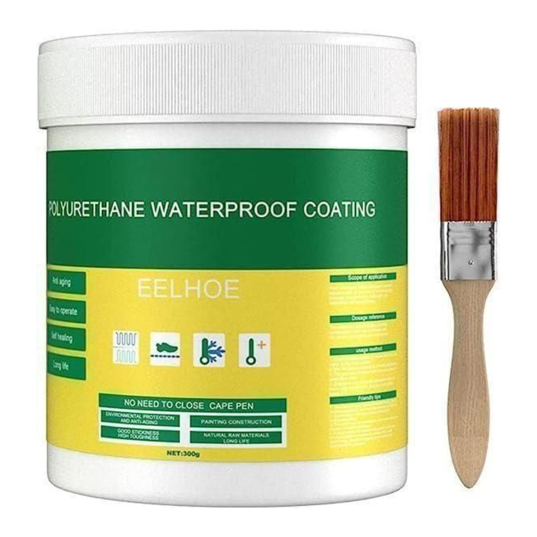Polyurethane waterproof glue sealing pipe leak with strong transparent adhesive