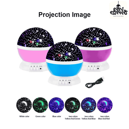 Elev Essentials -  Star Master Sky Projector Night Lamp