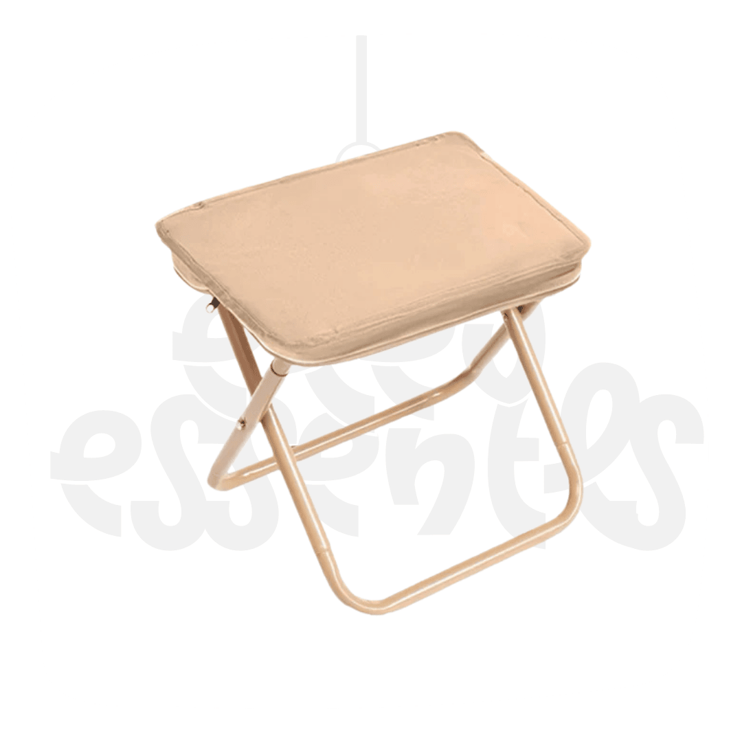 Foldable Zipper Stool Portable Stainless Steel Table - Elev Essentials