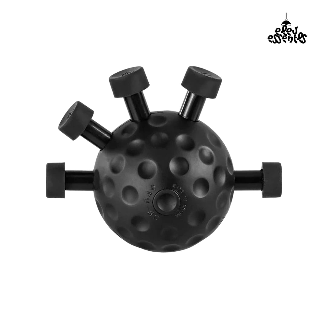 “Ultimate Finger Exerciser Ball hand grip strengthener on white background